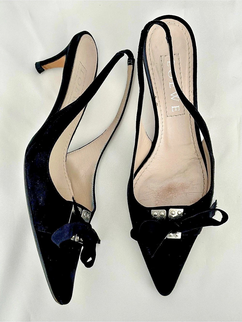 Loewe Black Bow Heels EU 37